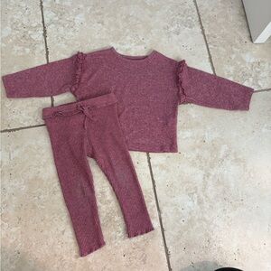 Zara Kids Matching Set in Pink